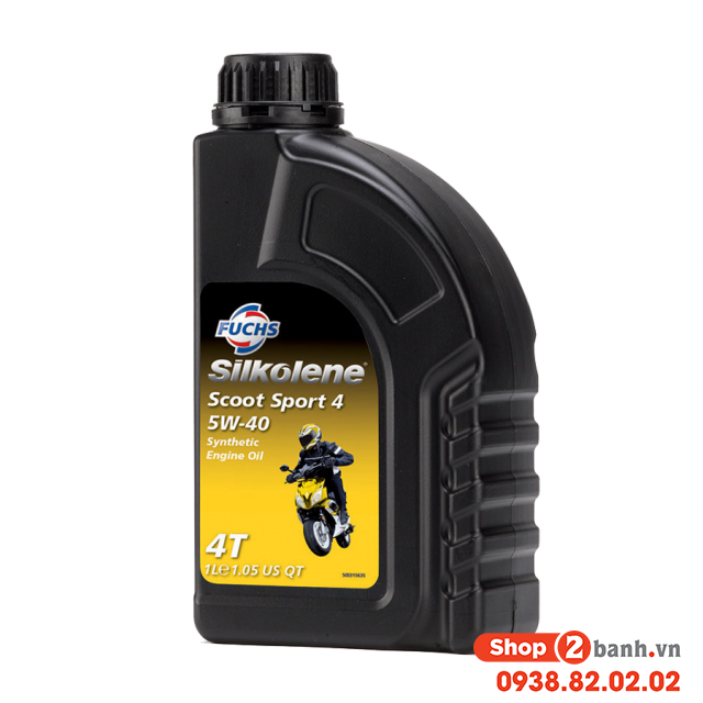 Nhớt fuchs silkolene scoot sport 4 5w40 - 1