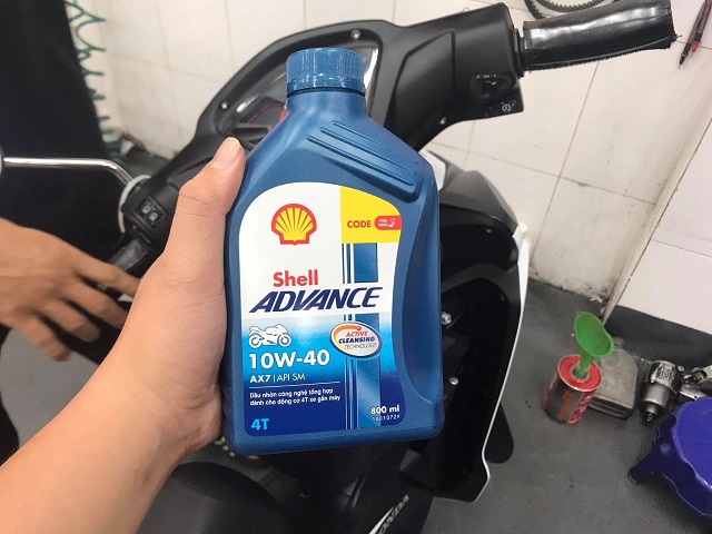 Shell advance 4t ax7 10w40 synthetic based - 1