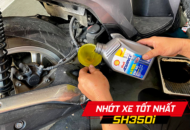 Tổng hợp các loại nhớt tốt nhất dành cho xe honda sh350i - 4