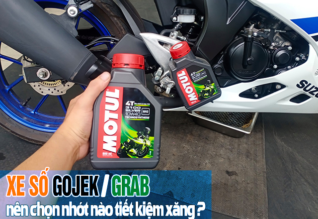 Xe số chạy grab gojek nên chọn nhớt nào tiết kiệm xăng - 7