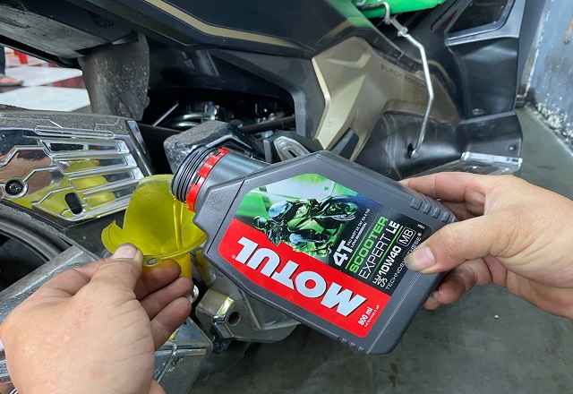 Nhớt motul tay ga cho xe honda ab 160 vision vario loại nào tốt - 3