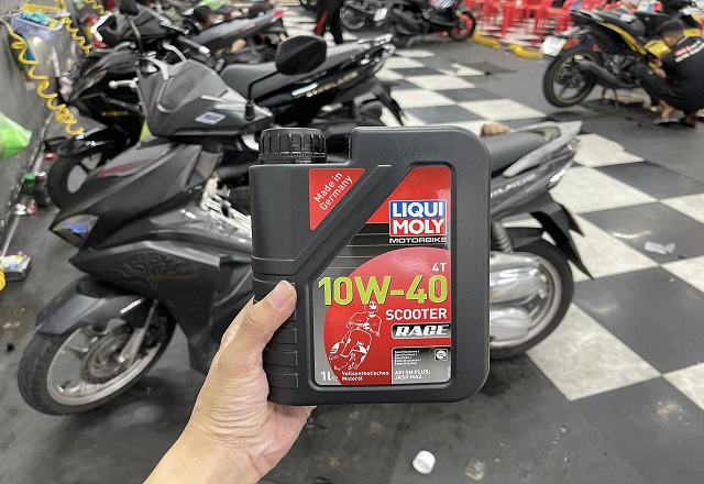 Nhớt liqui moly tay ga cho xe sh 160 sh350i vespa sprint loại nào tốt - 2