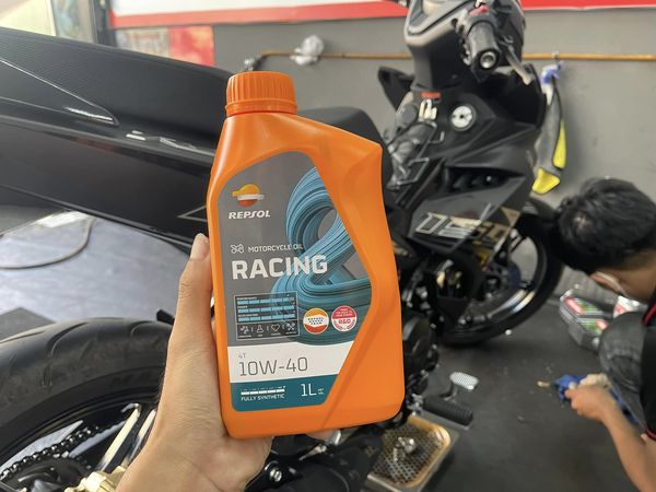 Satria f150 đi bao lâu thi thay loc nhơt thay bao nhiêu lit - 5