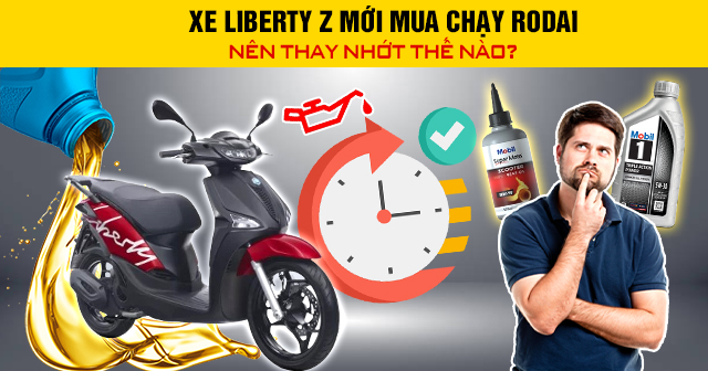 Xe liberty z mới mua chạy rodai nên thay nhớt thế nào - 1