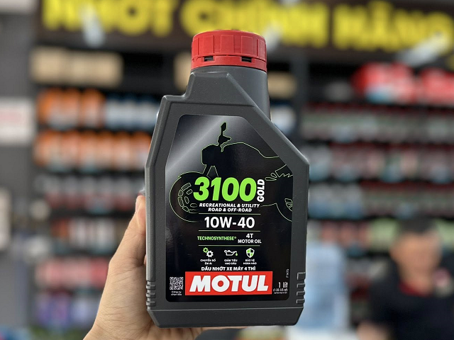 Nhớt motul 3100 gold 4t 10w40 1l - 1
