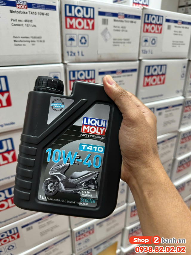Nhớt liqui moly t410 scooter 10w40 1l - 2