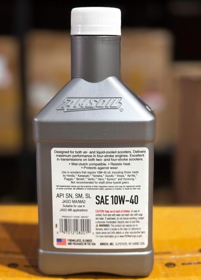 Nhớt amsoil scooter 10w40 4 stroke - 2