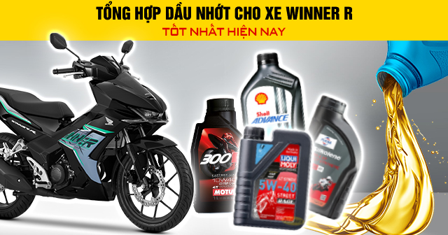 Tổng hợp dầu nhớt cho xe winner r tốt nhất hiện nay - 1