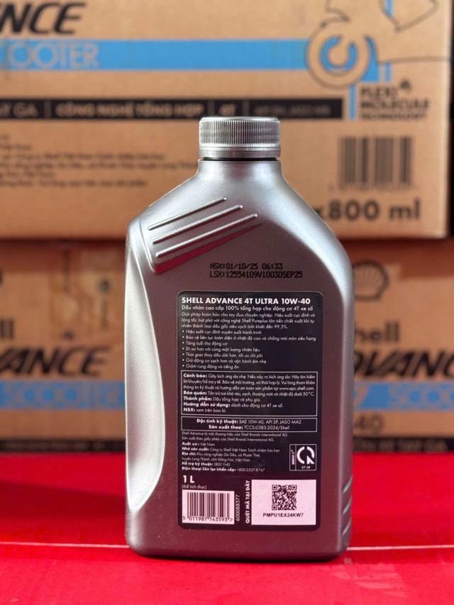 Nhớt shell advance ultra 10w40 1l - 2