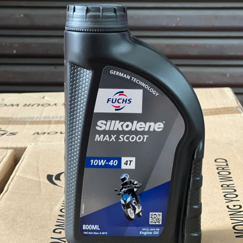 Nhớt Fuchs Silkolene Max Scoot 10W40 0,8 lít