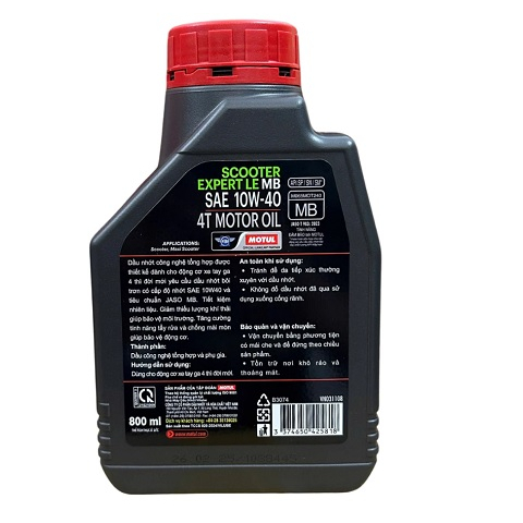 Nhớt Motul Scooter Expert LE 10W40 800ml