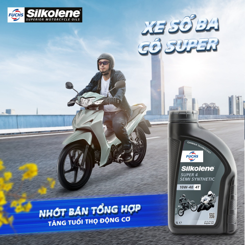 Nhớt Fuchs Silkolene Super 4 10W40 1L