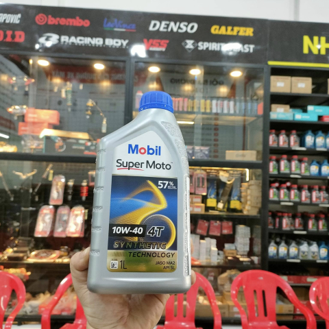 Nhớt Mobil Super Moto 10W40 1L