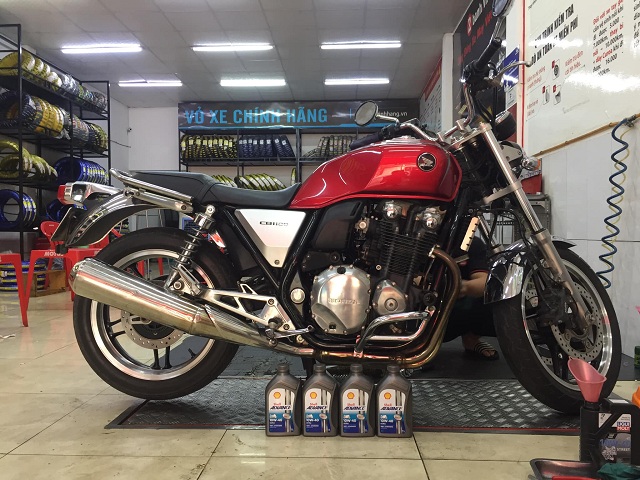 Một số loại nhớt tốt dành cho xe moto Honda CB1100