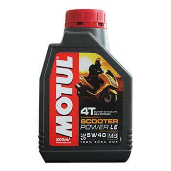 Motul Scooter Power LE 5W40: Loại nhớt tối ưu dành cho xe tay ga