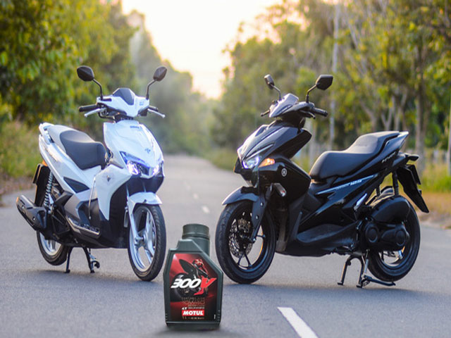 Nhớt Motul 300V có thay được cho xe tay ga hay không?