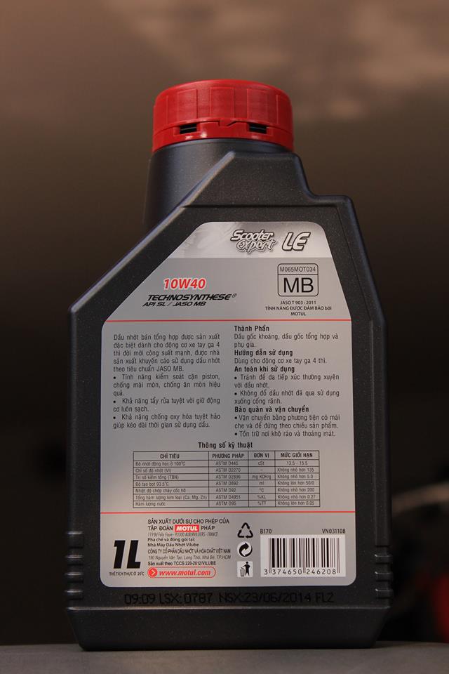 Phân loại dầu nhớt động cơ theo cấp độ nhớt SAE