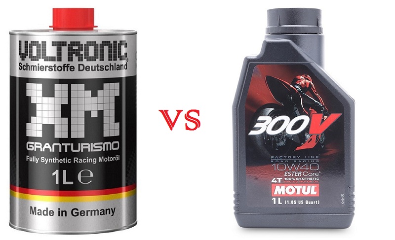 So sánh nhớt Voltronic XM với nhớt Motul 300V