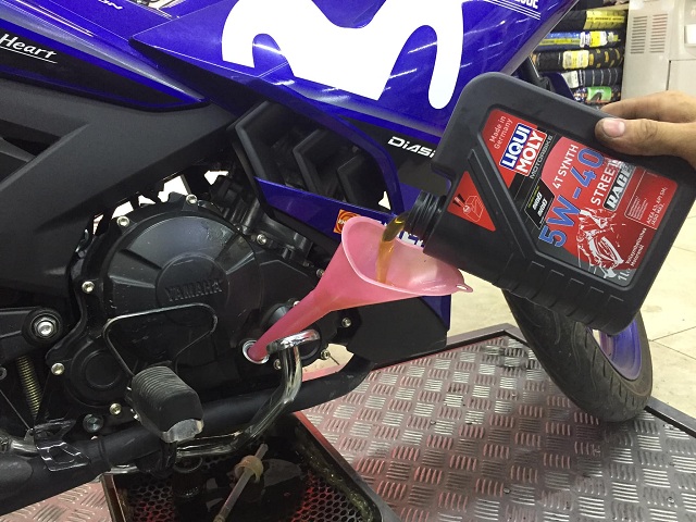 Thay nhớt Liqui Moly Motorbike Synth 4T cho Exciter 150 có tốt không?