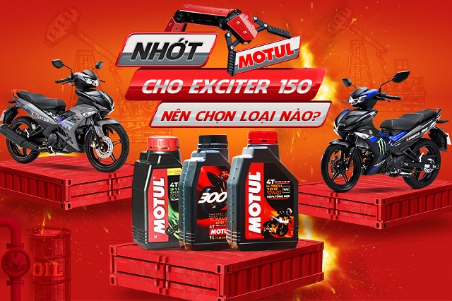 Tổng hợp các loại nhớt tốt nhất cho Yamaha Exciter 150. Giá nhớt cho Exciter 150?