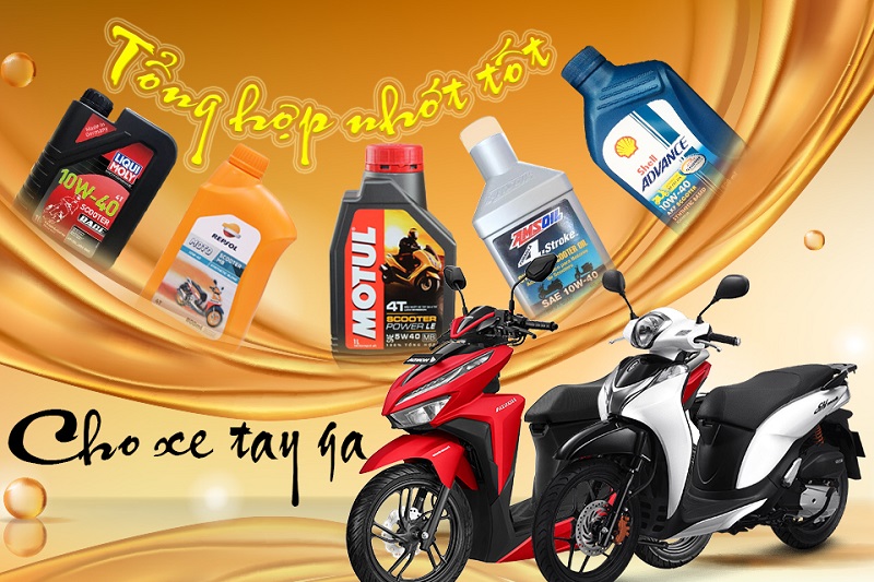 Tổng hợp các loại nhớt xe tay ga tốt tại Biên Hòa, Đồng Nai